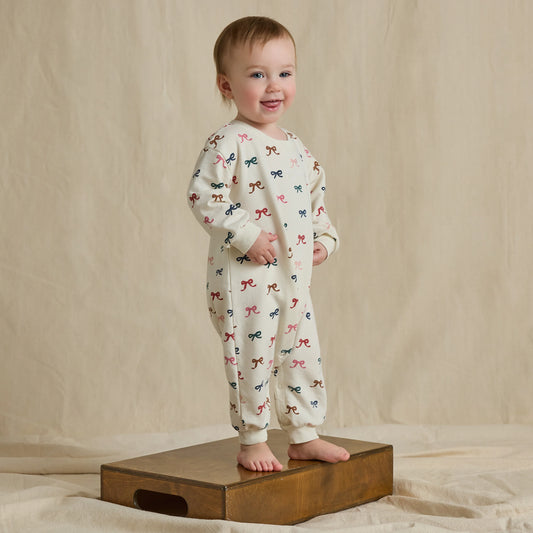 Pink Chicken X Coop Kids Tiny Bows | Runaround Jumpsuit