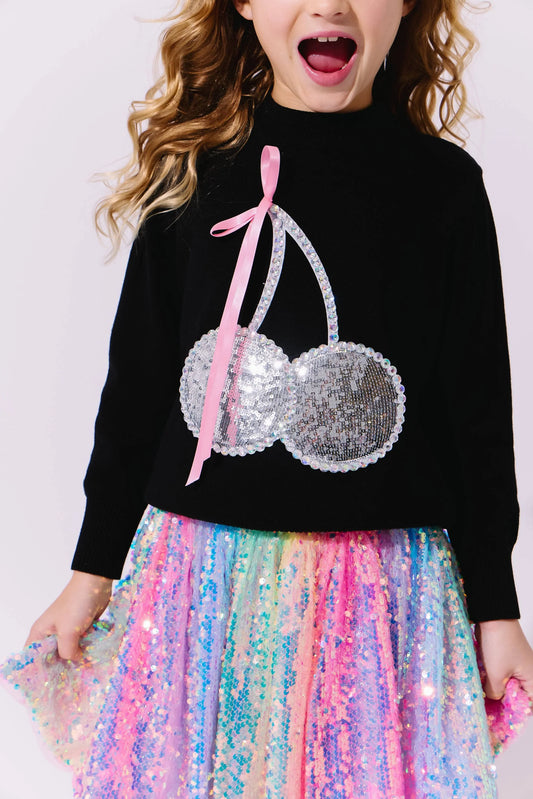 Lola + The Boys Crystal Cherry | Sweater