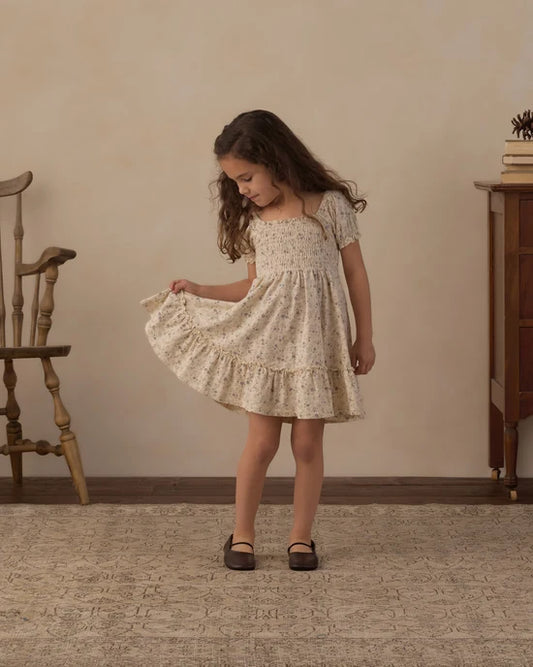 Rylee + Cru Natural Meadow | Sage Jersey Dress