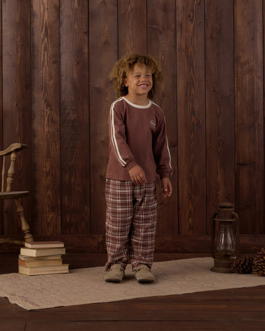 Rylee + Cru Mulberry Aspen Plaid | Palmer Pant