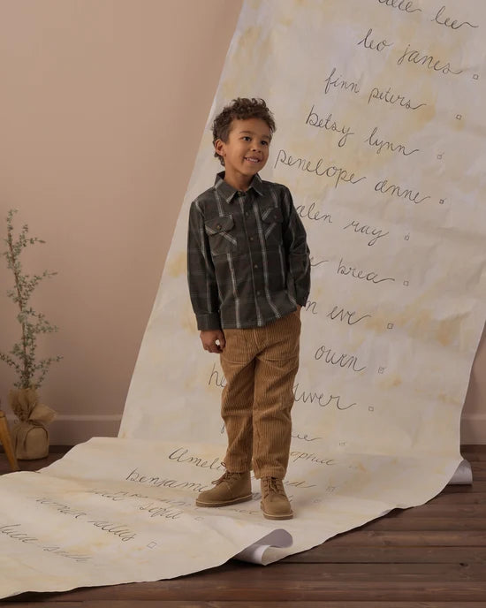 Rylee + Cru Evergreen Holiday Plaid | Pocketed Flannel Shirt