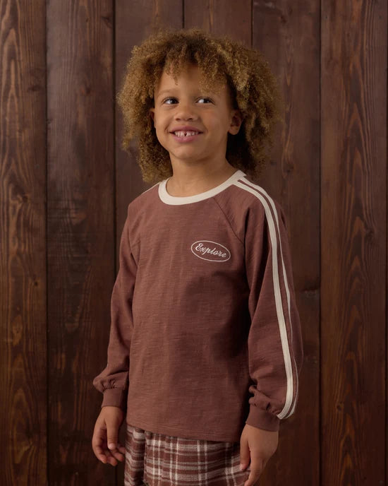 Rylee + Cru Mulberry | Explore Relaxed Long Sleeve Tee