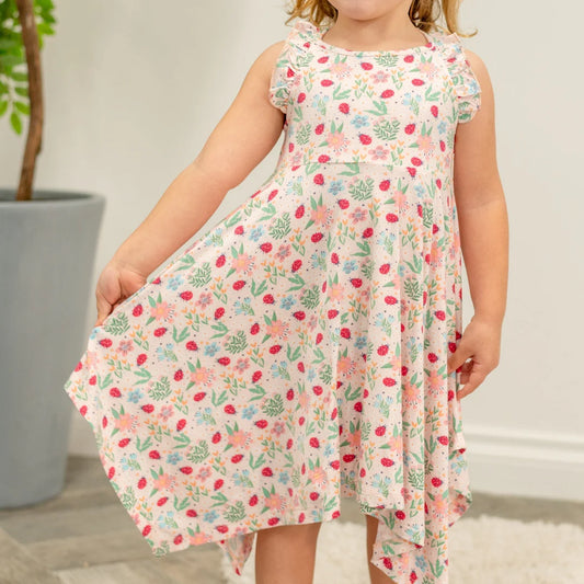 Sweet Bamboo Ladybug Garden | Racerback Dress