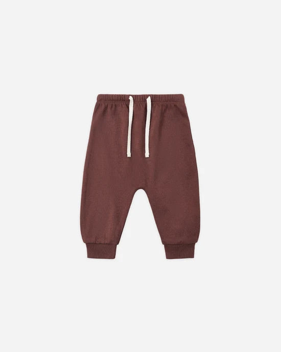 Quincy Mae Black Cherry | Pocket Sweatshirt + Sweatpant Set