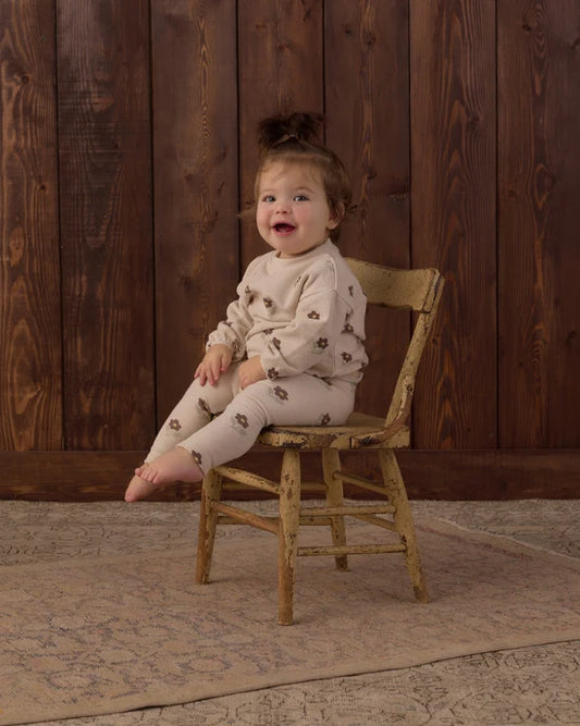 Rylee + Cru Petal Daisy | Spongy Knit Set