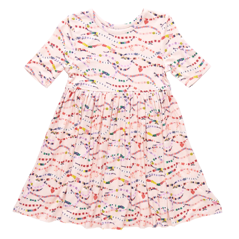 Pink Chicken Friendship Bracelet Era | Bamboo Steph Dress