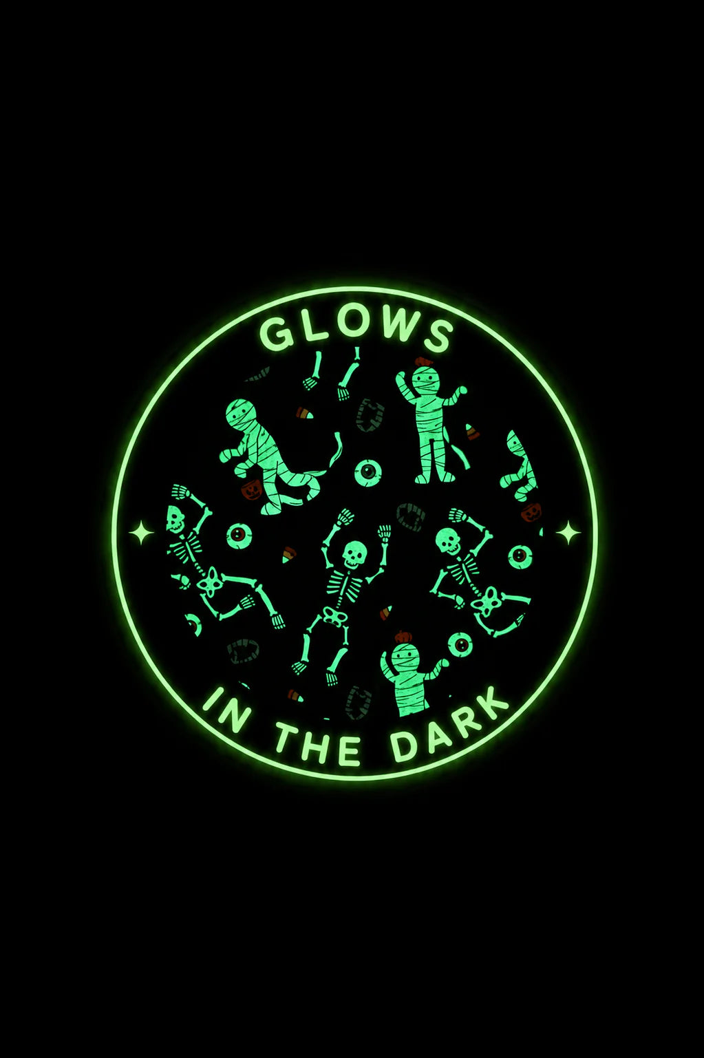 Caden Lane Eye Want Candy | Two-Piece Glow in The Dark PJ Set