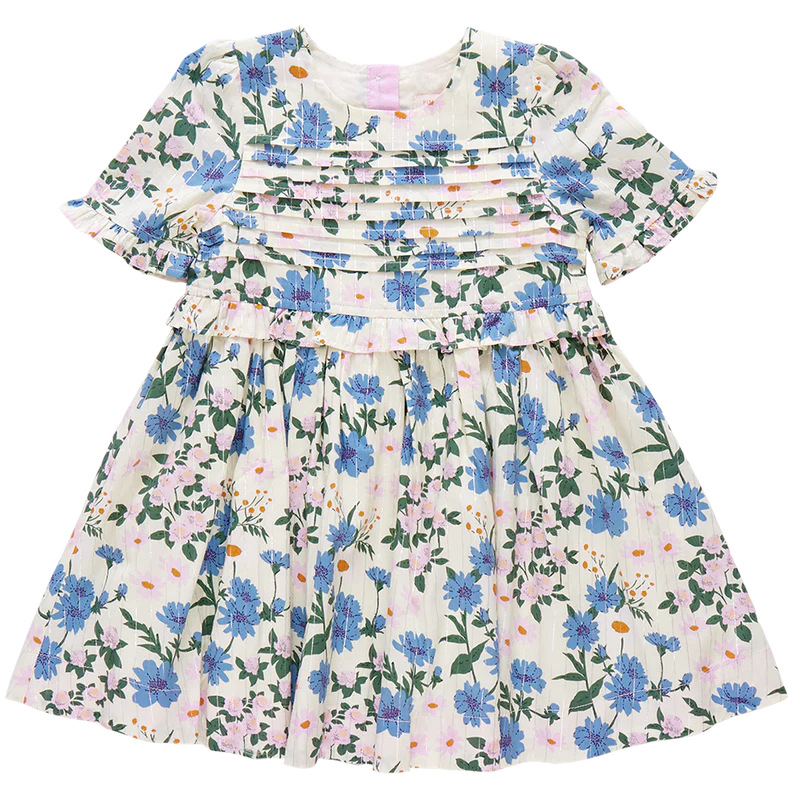 Pink Chicken Melon Daisy Floral | Raquel Dress