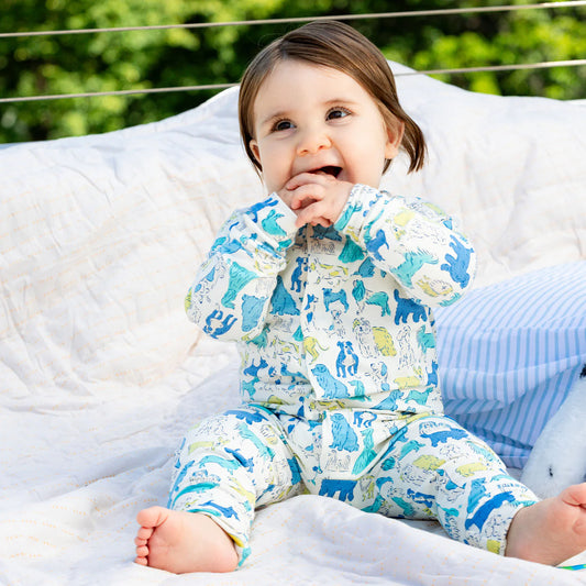 Magnetic Me Blue It's a Paw-ty | Convertible Coverall