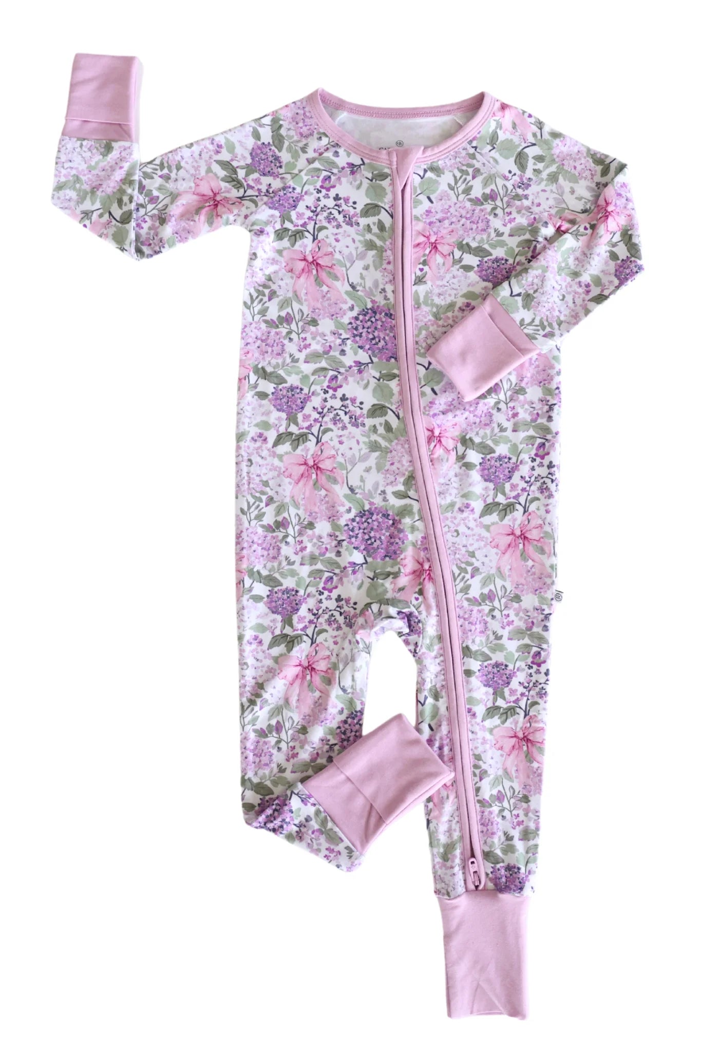 Caden Lane Lavender Lullaby | Convertible Zip Romper