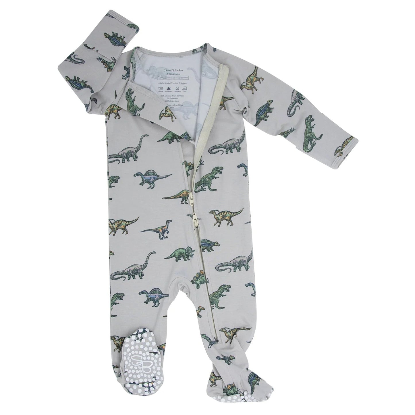 Sweet Bamboo Legendary | Zipper Footie