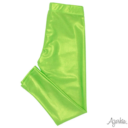 Azarhia Lime Green | Shimmer Legging