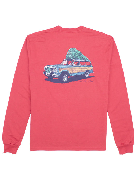 Properly Tied Cabernet | Holiday Run Long Sleeve Pullover