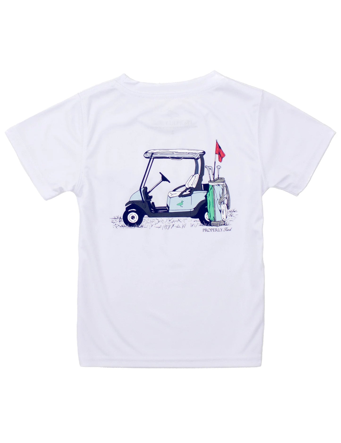 Properly Tied White | Country Club Performance Tee