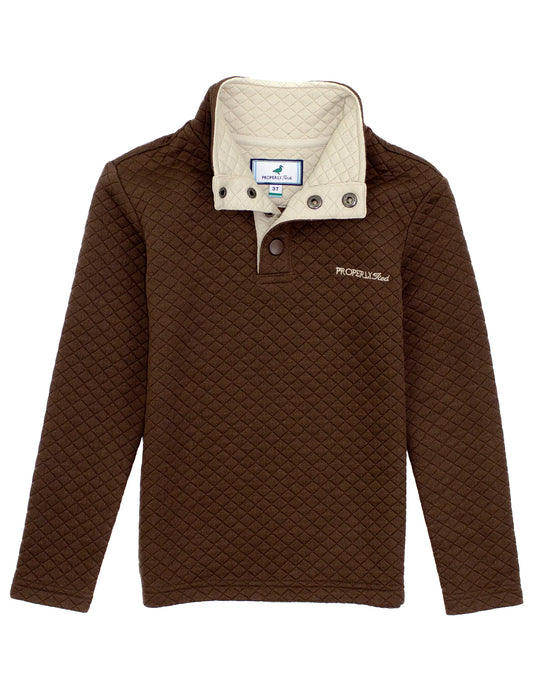 Properly Tied Brown | Boys Club Pullover