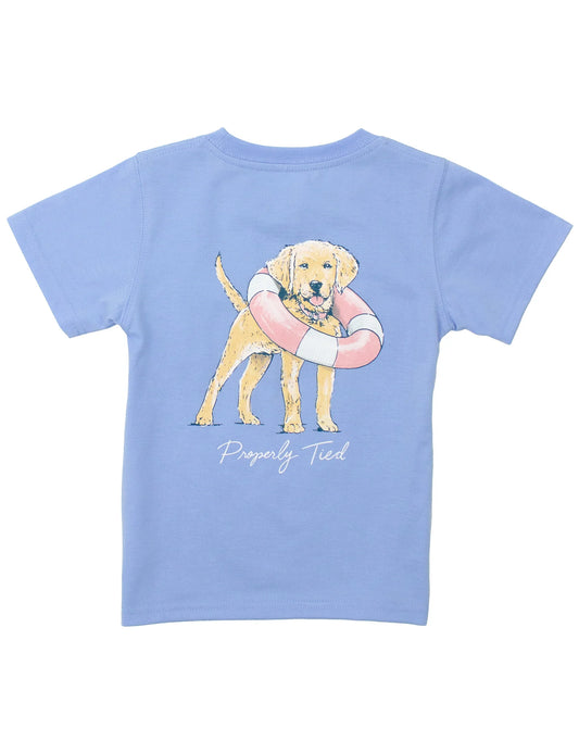 Properly Tied Light Blue | Lifeguard Pup Short Sleeve Tee