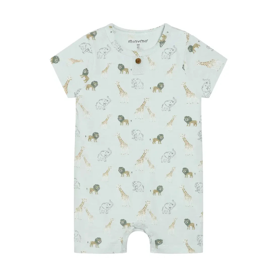 Minymo Sprout Green | Short Sleeve Bodysuit