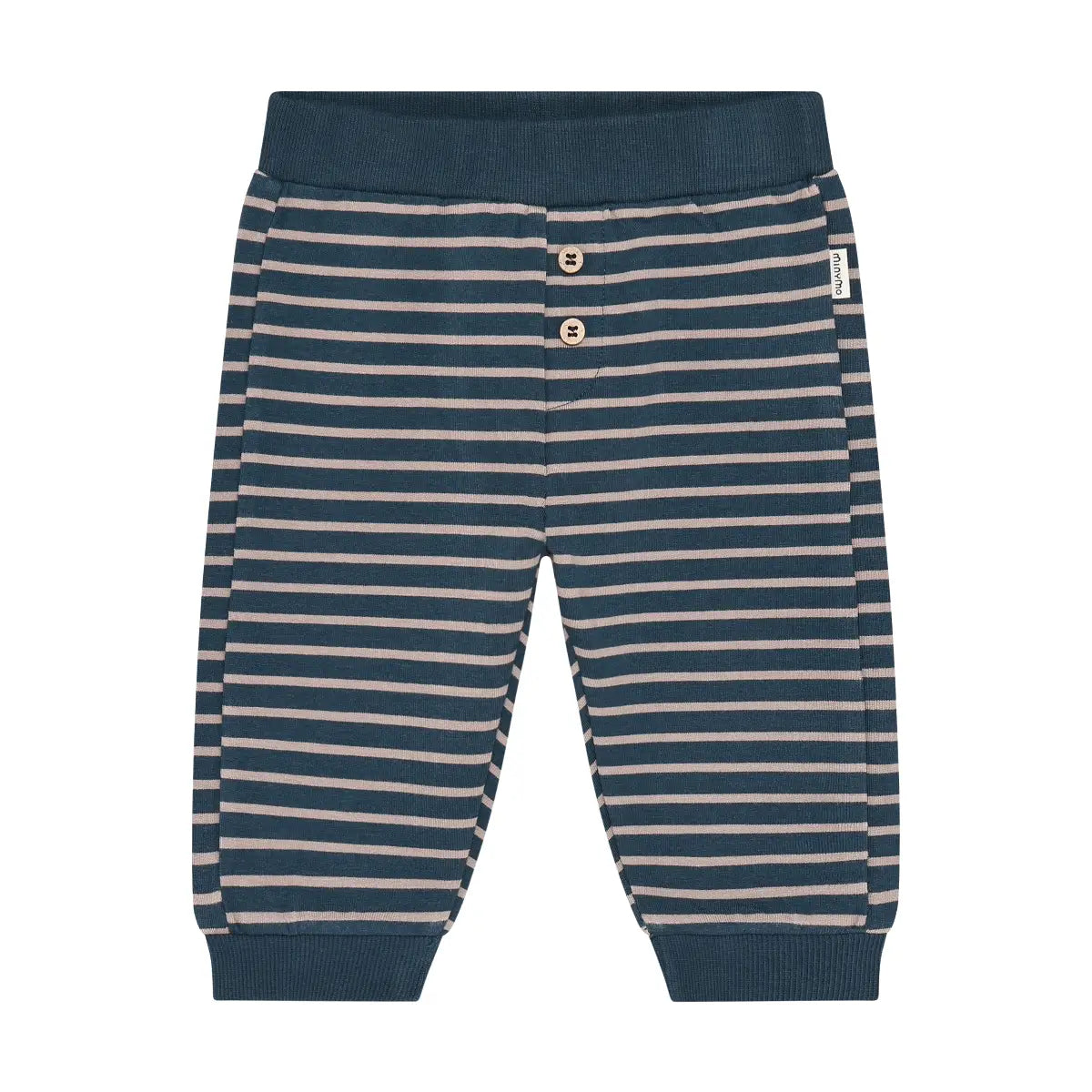 Minymo Midnight Navy Striped | Yarn Dyed Sweat Pants