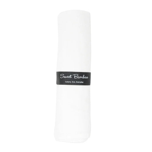 Sweet Bamboo White | Oversized Swaddle Blanket