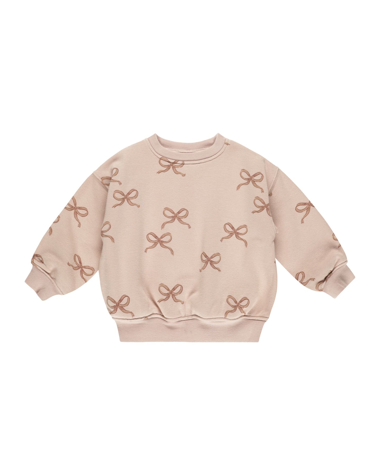 Rylee + Cru Blush Bows | Relaxed Sweatshirt