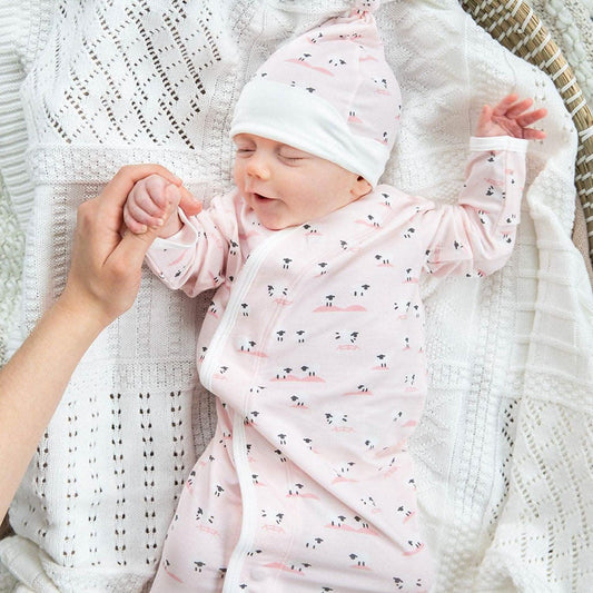 Magnetic Me Baa Baa Baby Pink | Modal Magnetic Gown Set