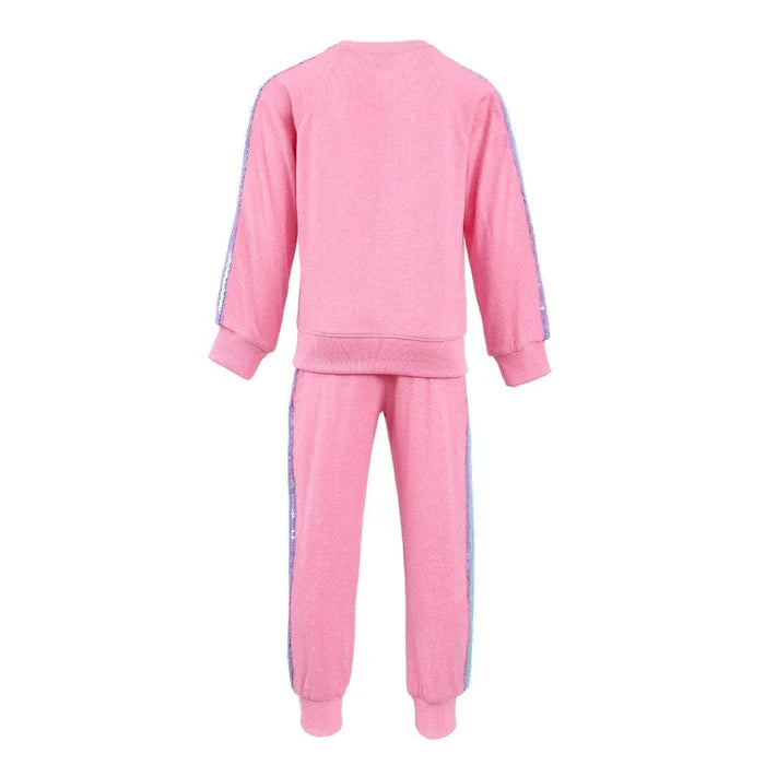 Lola + The Boys Pink Rainbow | Sequin Set