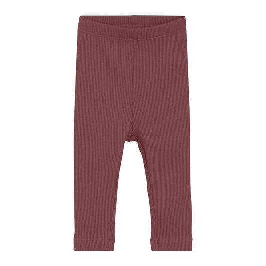Minymo Withered Rose | Ribbed Legging