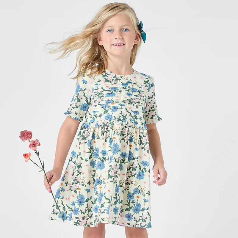 Pink Chicken Melon Daisy Floral | Raquel Dress