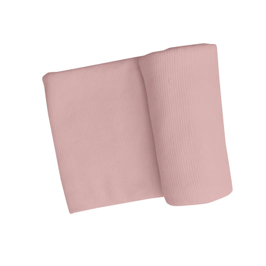 Angel Dear Silver Pink | Ribbed Swaddle Blanket