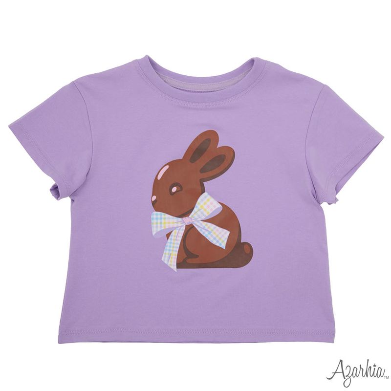Azarhia Lavender | Chocolate Bunny Boxy Tee