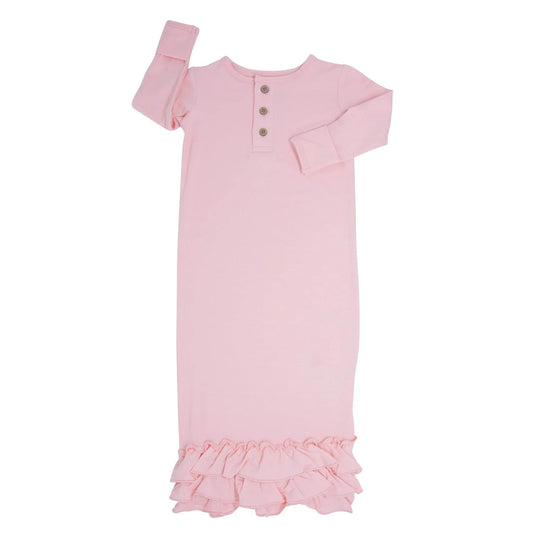 Sweet Bamboo Perfect Pink | Ruffle Gown