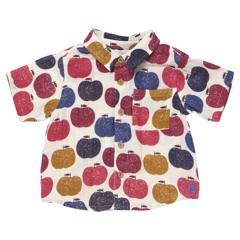 Pink Chicken X Blue Rooster Blue Delicious Apples | Jack Shirt