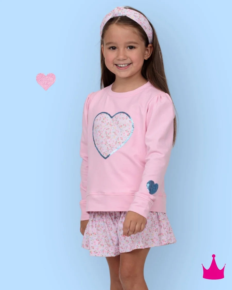 Azarhia Pretty in Pink | Flowers Butterfly Short