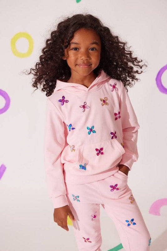 Lola + The Boys Pink Butterfly | Gem Set