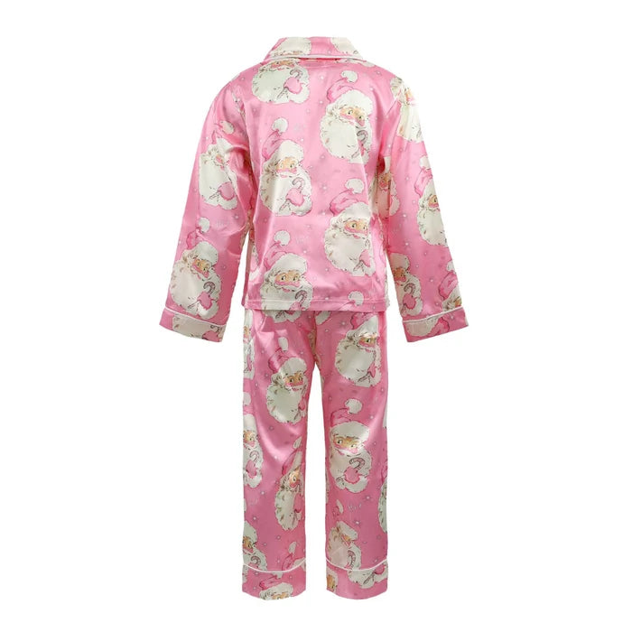 Lola + The Boys Pink | Santa Love Silky Set