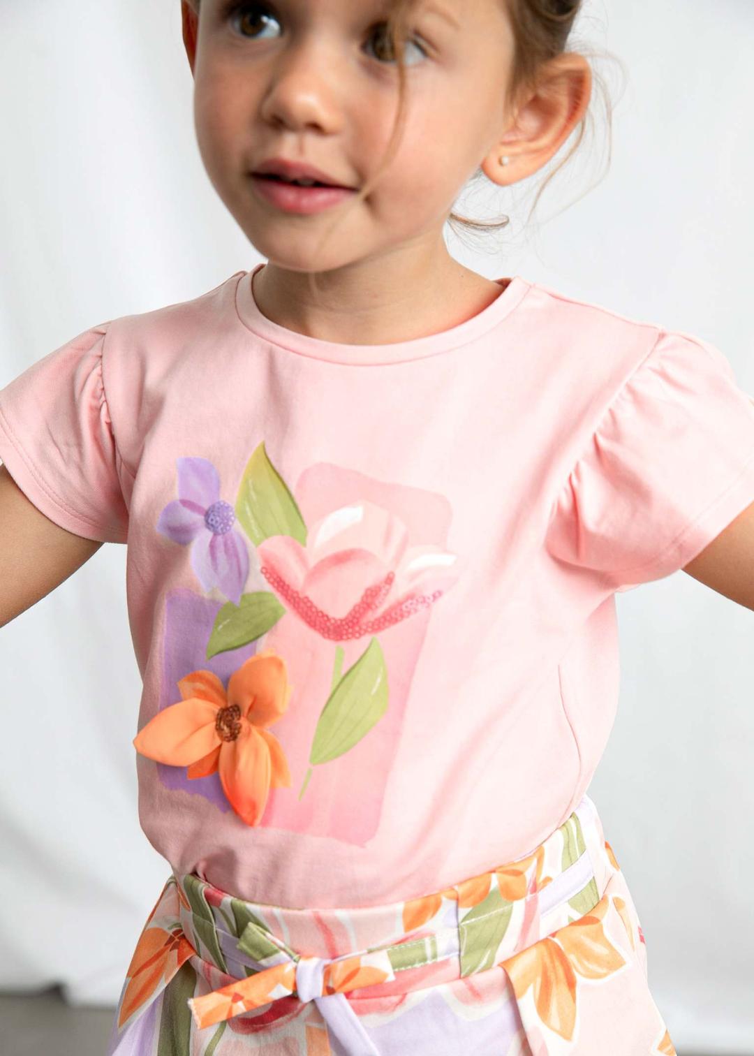 Mayoral Blossom | Short Sleeve T-Shirt