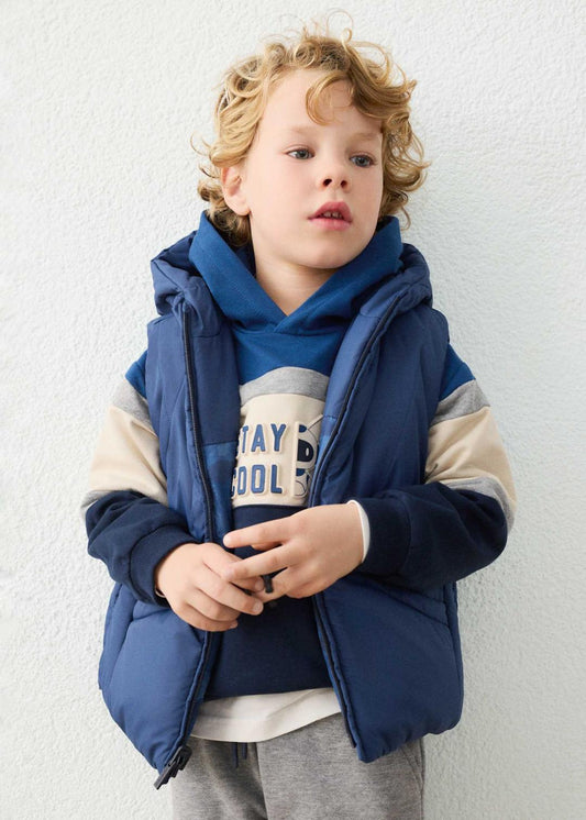Mayoral Blue | Camo Reversible Vest