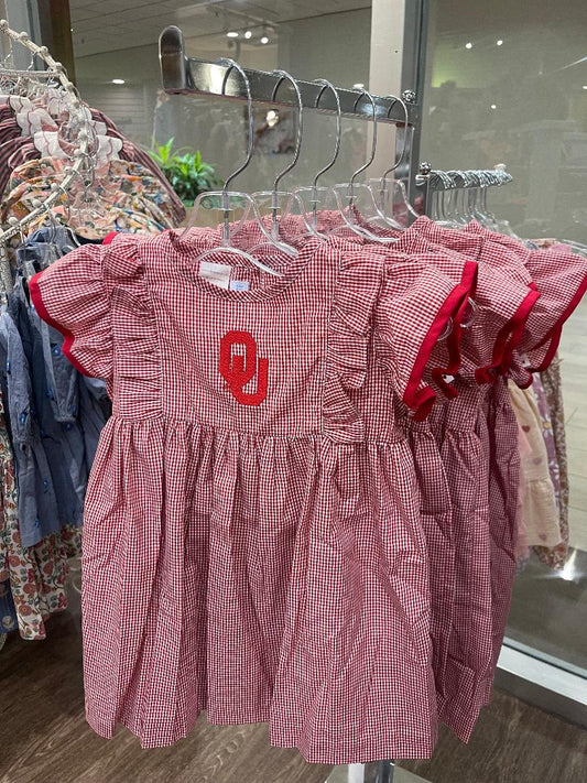 Vive La Fete OU | Embroidered Ruffle Dress
