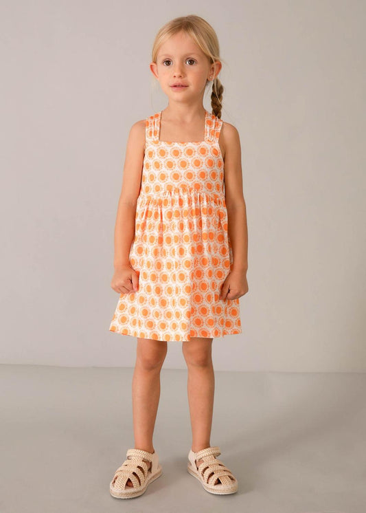 Mayoral Pumpkin | Printed Dress