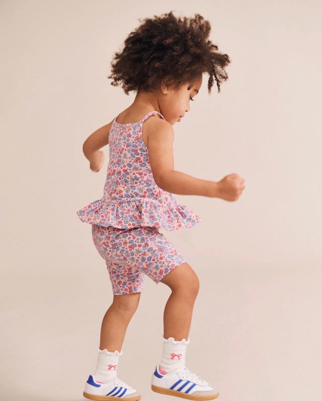 Huxbaby Vintage Floral | Peplum Top