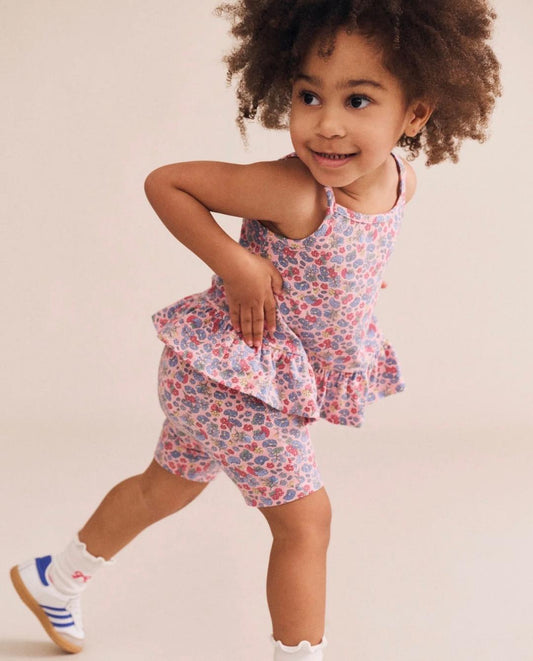 Huxbaby Vintage Floral | Peplum Top