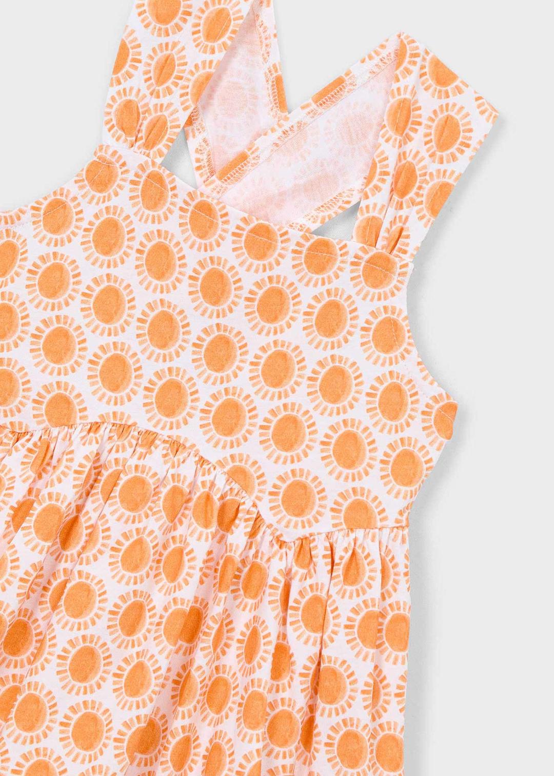 Mayoral Pumpkin | Printed Dress