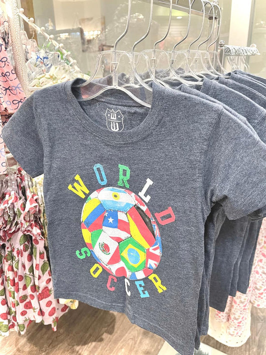 Wes & Willy Midnight | World Soccer Short Sleeve Tee