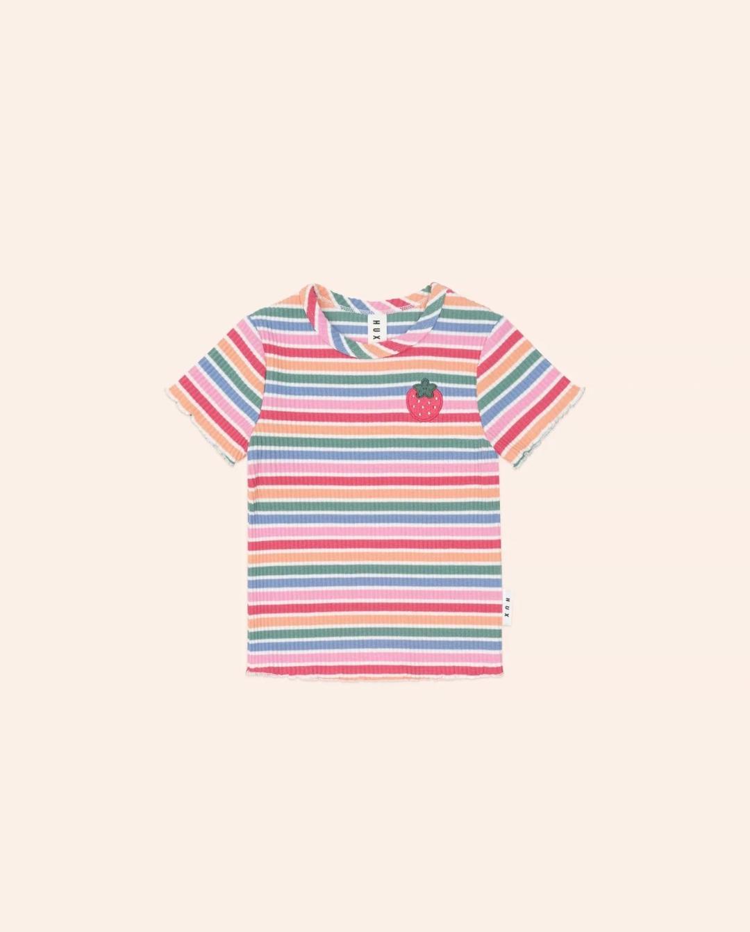Huxbaby Tutti Frutti | Stripe Rib Tee
