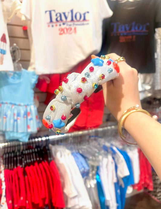 Poppyland Shimmer & Stars | 4th of July Knotted Headband