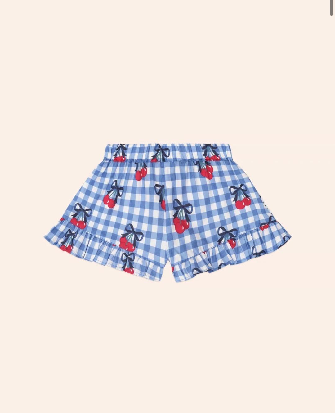 Huxbaby Cherry | Gingham Skort