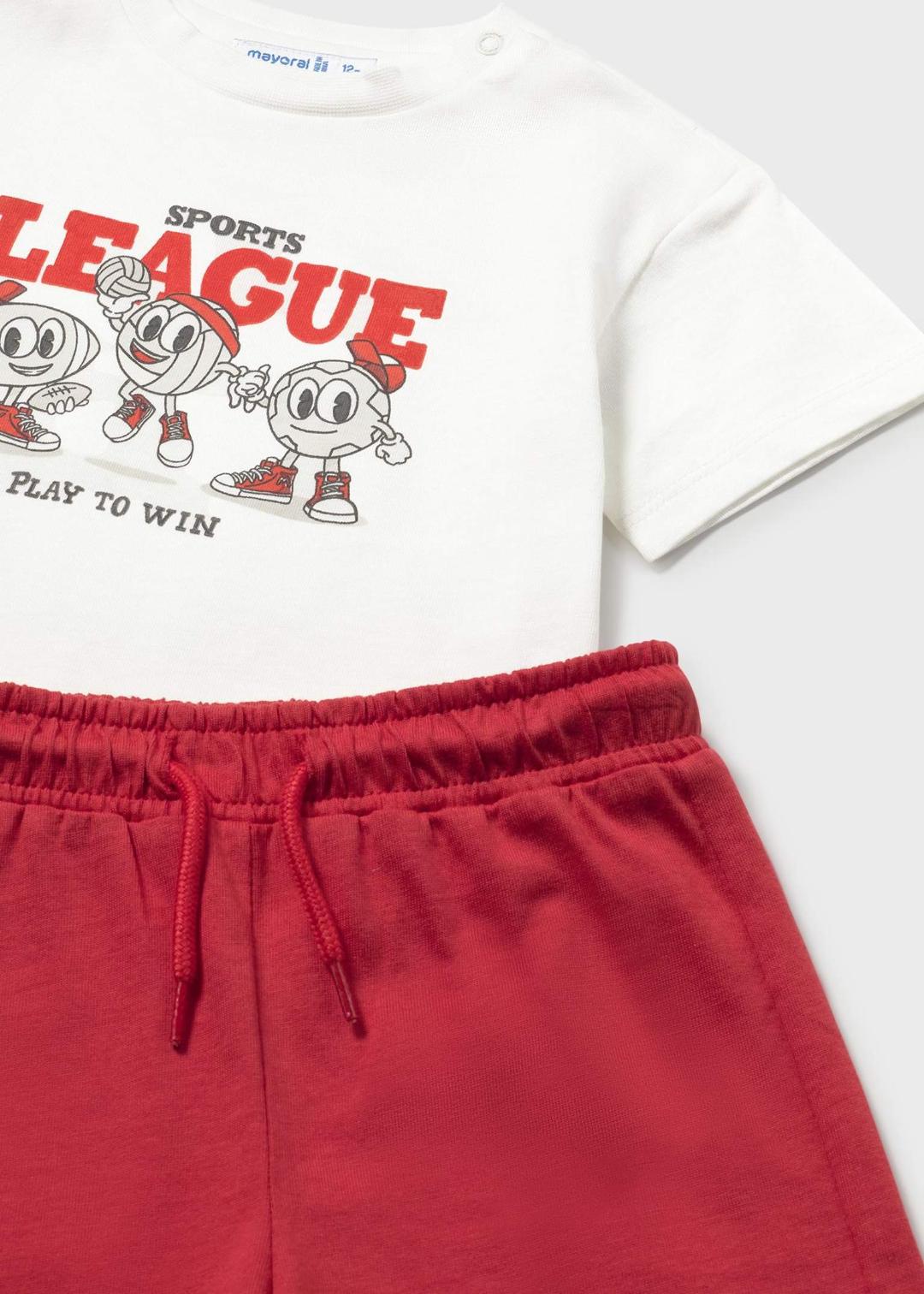 Mayoral Tomato | Soccer Sports League Knit 3-Piece Set