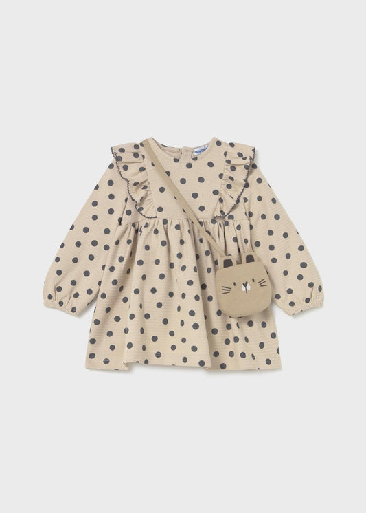 Mayoral Tapioca | Printed Dress With Bag Set