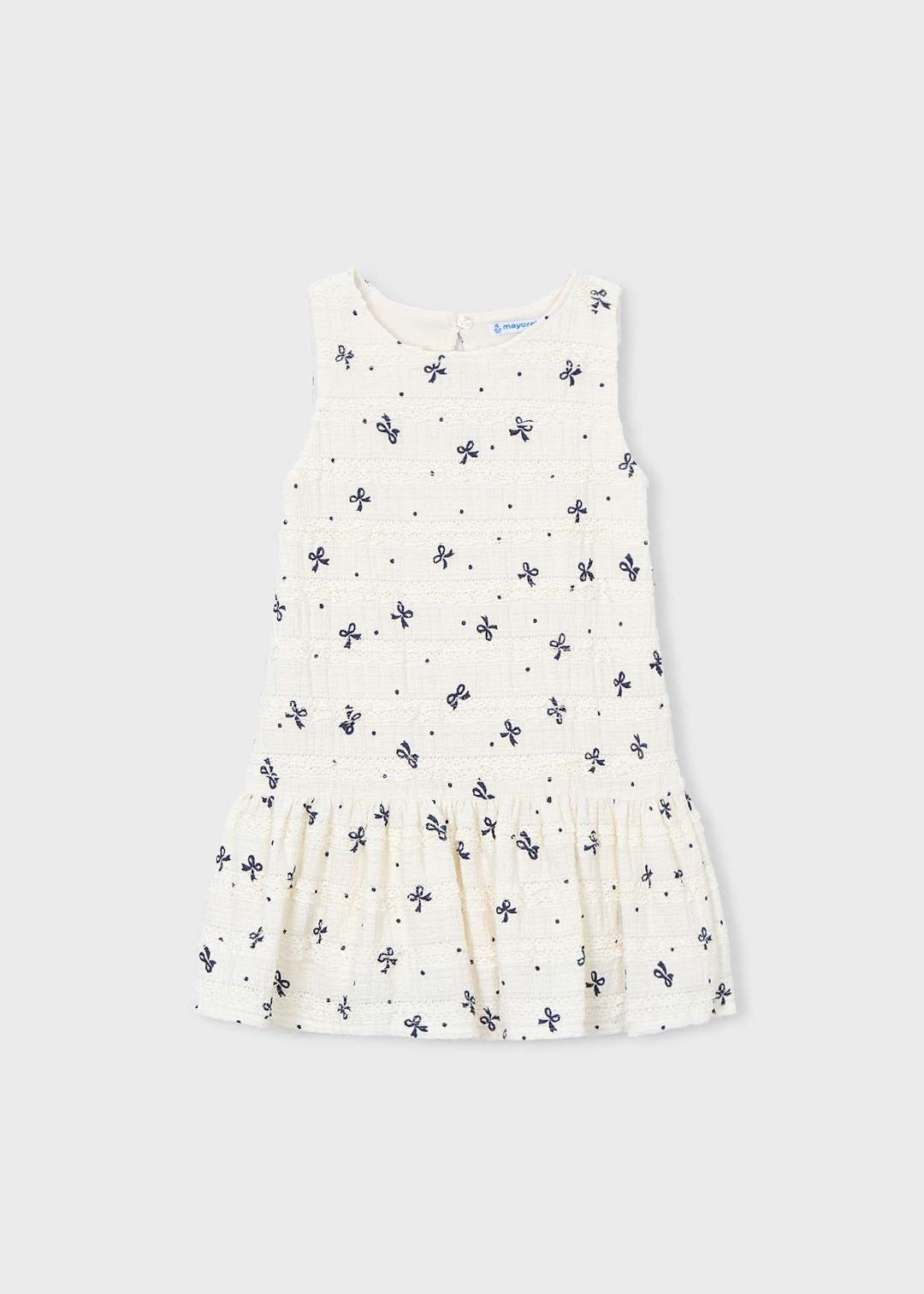Mayoral Natural | Knitted Print Dress