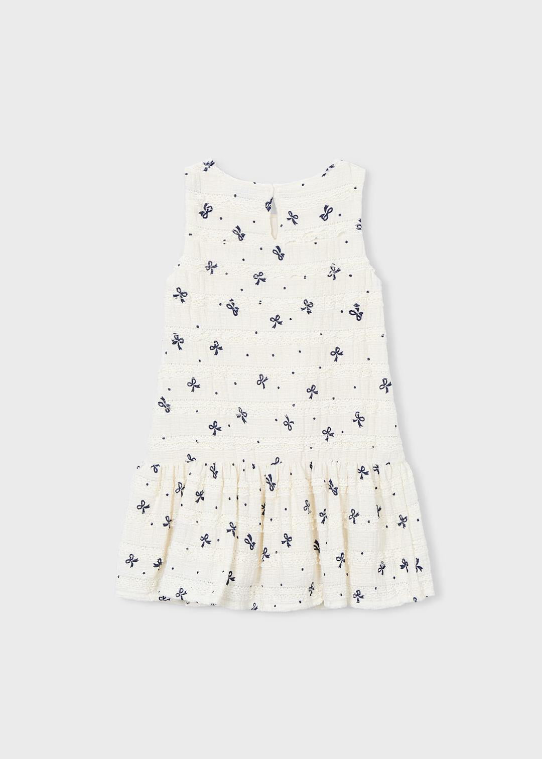 Mayoral Natural | Knitted Print Dress